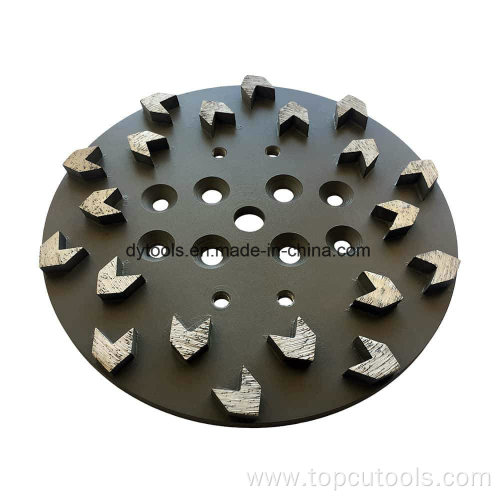 7" Concrete Grinding Diamond Grinding Cup Wheel with 10 Arrow Segments